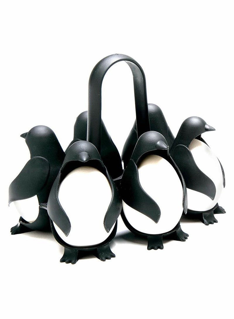 واي آند دي Penguin-Shaped Boiled Egg Cooker, 3-in-1 Cook, Store and Serve Holder for Making Soft or Hard Eggs - Image 1